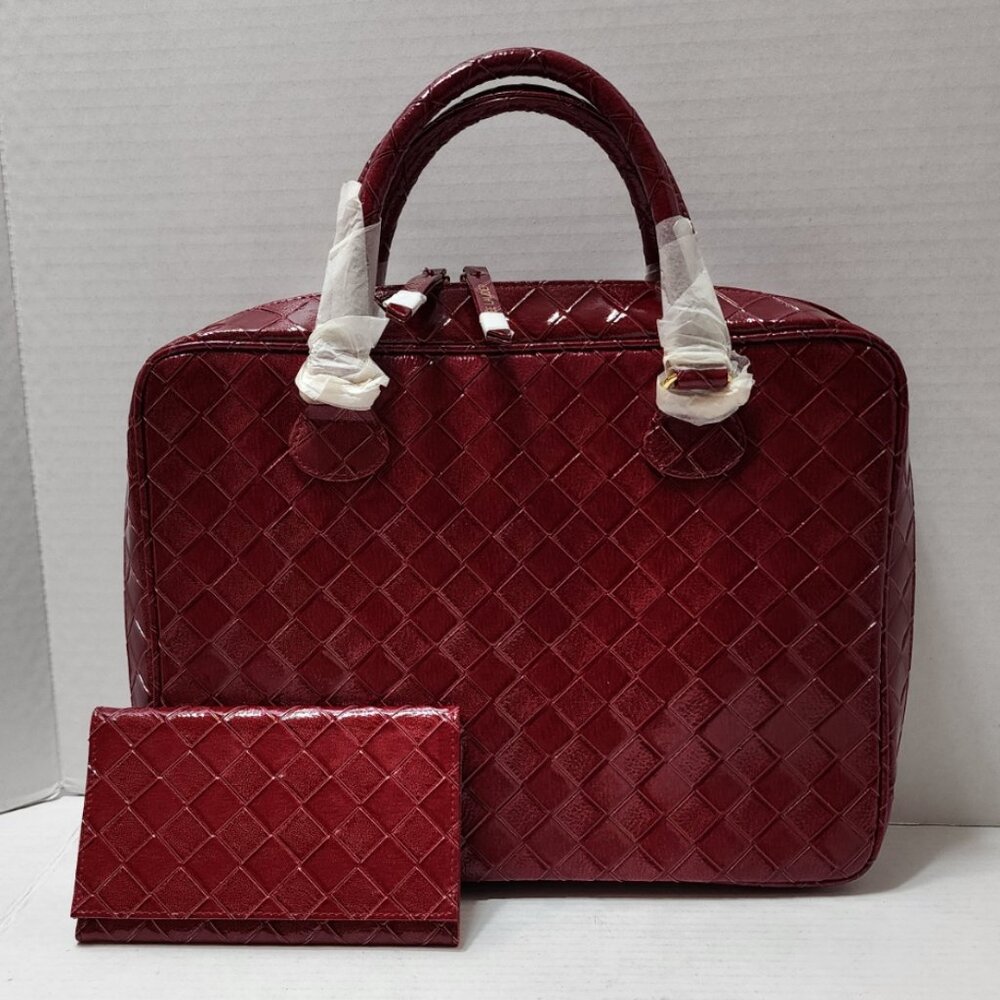 New Estee Lauder Make Up Case With Matching Compa… - image 1